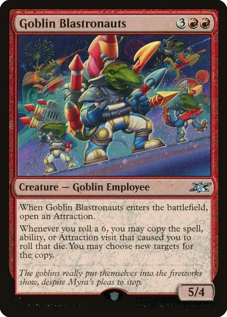 Goblin Blastronauts, Magic card UNF 395 — Unfinity set