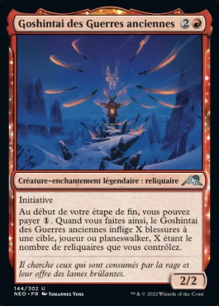 Goshintai des Guerres anciennes, carte Magic NEO 144 — extension Kamigawa: La Dynastie Néon