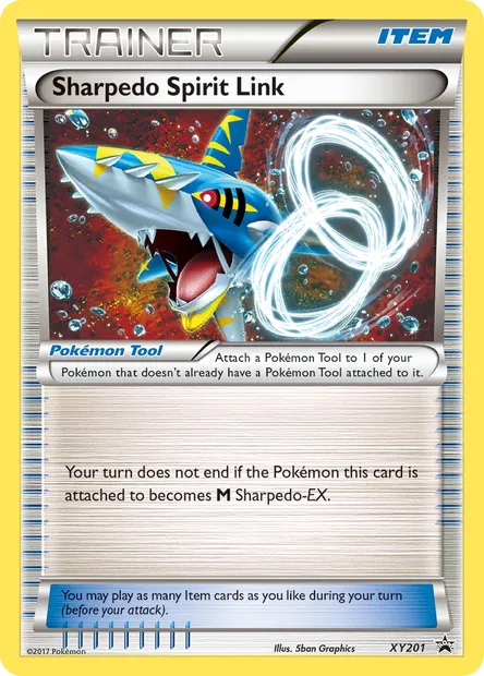 Sharpedo Spirit Link, Pokémon card XY 201 — XY Black Star Promos set