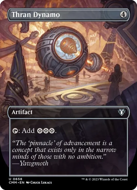 Thran Dynamo, Magic card CMM 658 — Commander Masters set