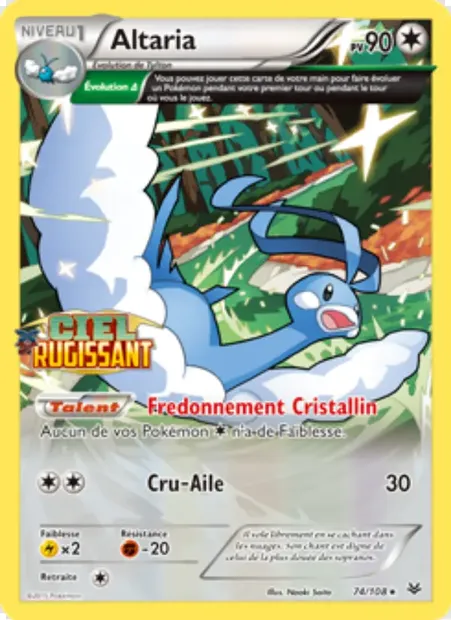 Altaria, carte Pokémon XY 46 — extension Promo XY