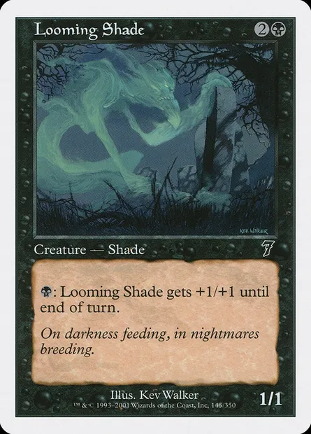 Looming Shade, Magic card 7ED 145 — Seventh Edition set