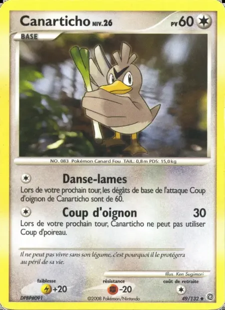 Canarticho, carte Pokémon SW 49 — extension Merveilles Secrètes