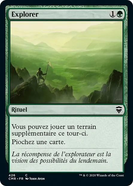 Explorer, carte Magic CMR 426 — extension Commander Legends