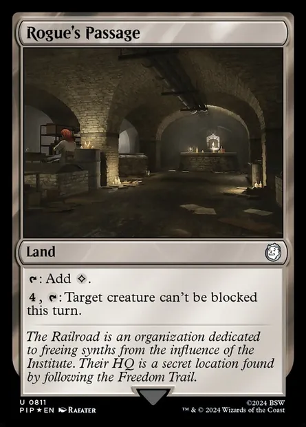 Rogue's Passage, Magic card PIP 811 — Fallout set