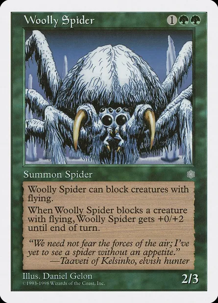 Woolly Spider, Magic card ATH 64 — Anthologies set