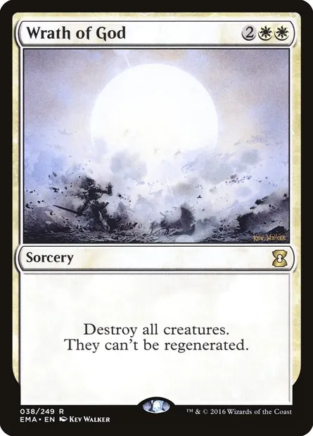 Colère de Dieu, carte Magic EMA 38 — extension Eternal Masters