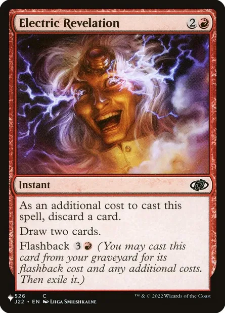 Révélation électrique, carte Magic PLST J22-526 — extension The List