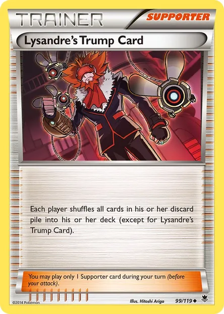 Lysandre's Trump Card, Pokémon card PHF 99 — Phantom Forces set