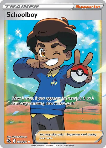Schoolboy, Pokémon card FST 261 — Fusion Strike set