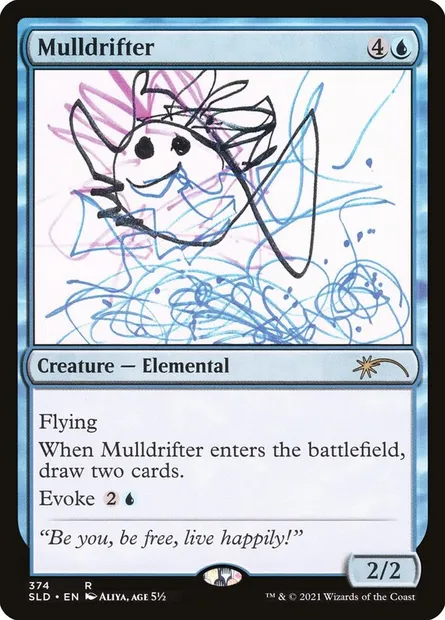 Mulldrifter, Magic card SLD 374 — Secret Lair Drop set