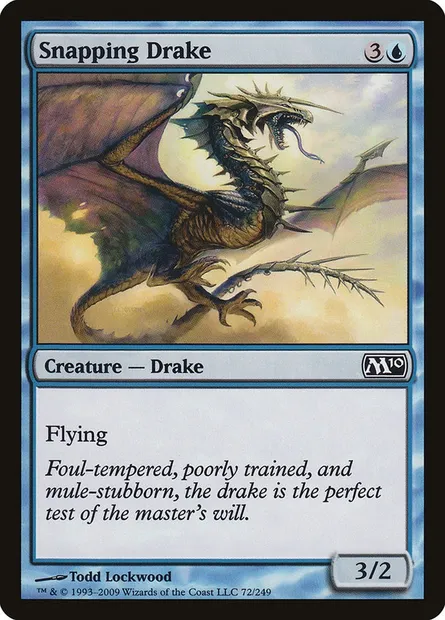 Snapping Drake, Magic card M10 72 — Magic 2010 set