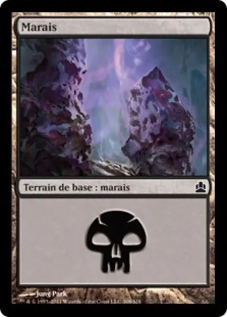 Marais, carte Magic CMD 308 — extension Commander 2011