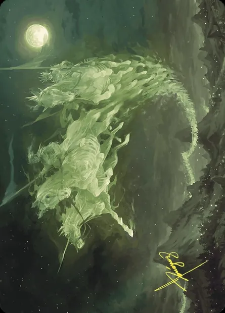 Moonshaker Cavalry // Moonshaker Cavalry, Magic card AWOE 5 — Wilds of Eldraine Art Series set