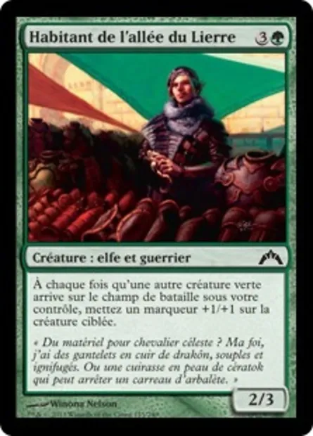 Habitant de l'allée du Lierre, carte Magic GTC 125 — extension Insurrection