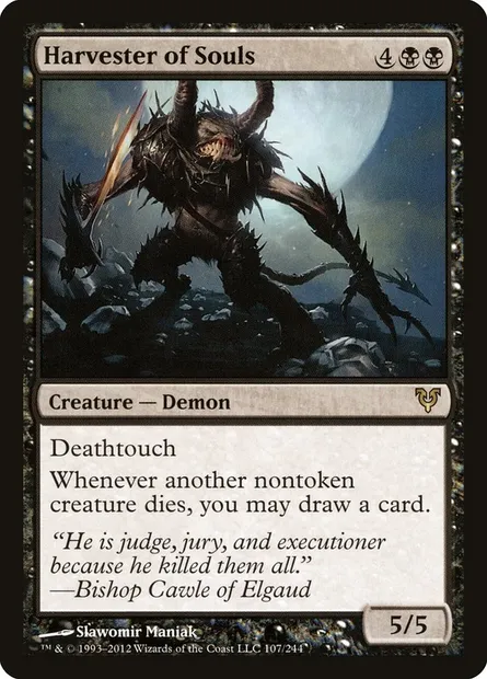 Harvester of Souls, Magic card AVR 107 — Avacyn Restored set