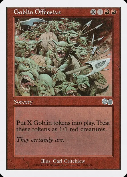 Goblin Offensive, Magic card ATH 37 — Anthologies set