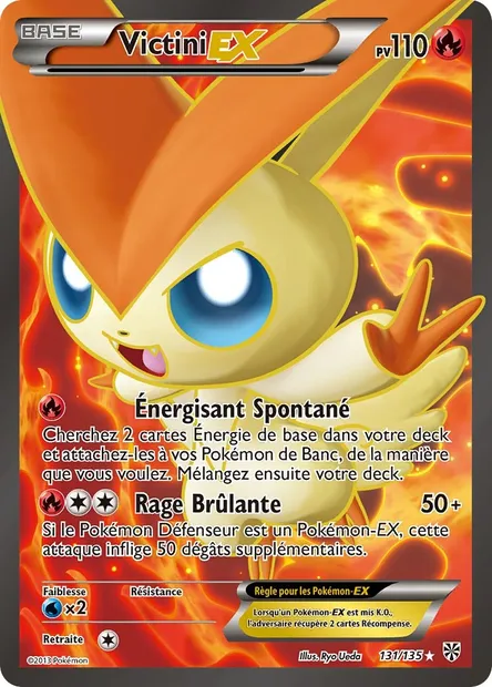 Victini-EX, carte Pokémon PLS 131 — extension Tempète Plasma