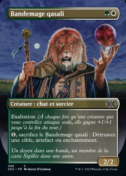 Bandemage qasali, carte Magic 2X2 386 — extension Double Masters 2022
