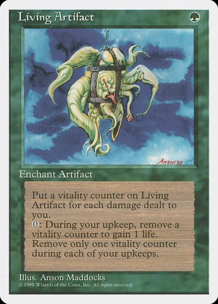 Living Artifact, Magic card 4ED 259 — Fourth Edition set