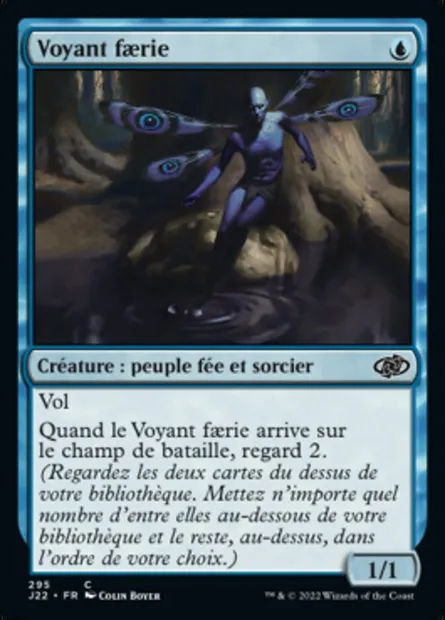 Voyant faerie, carte Magic J22 295 — extension Jumpstart 2022