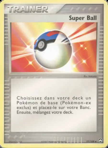 Super Ball, carte Pokémon PK 77 — extension EX Gardiens du Pouvoir