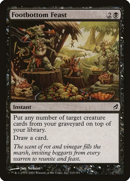 Footbottom Feast, Magic card LRW 115 — Lorwyn set