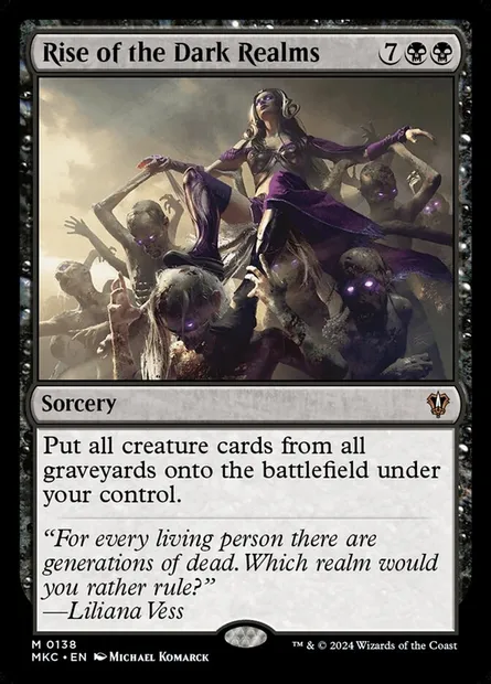 Rise of the Dark Realms, Magic card MKC 138 — Murders at Karlov Manor Commander set