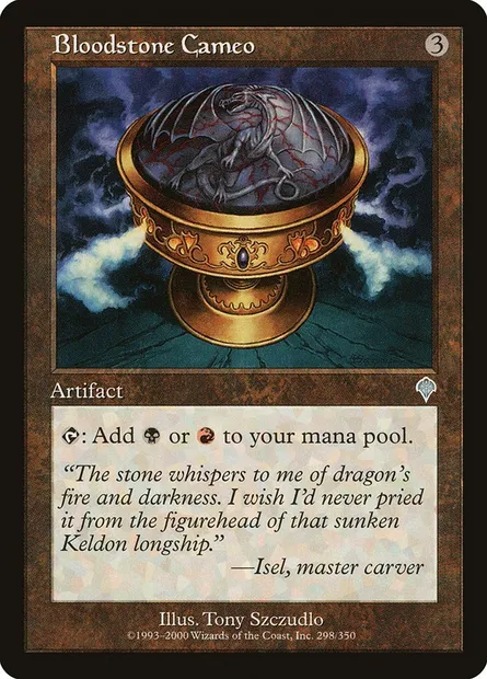 Bloodstone Cameo, Magic card INV 298 — Invasion set