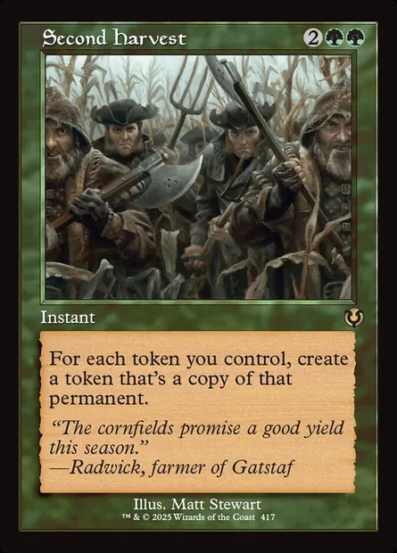 Second Harvest, Magic card INR 417 — Innistrad Remastered set
