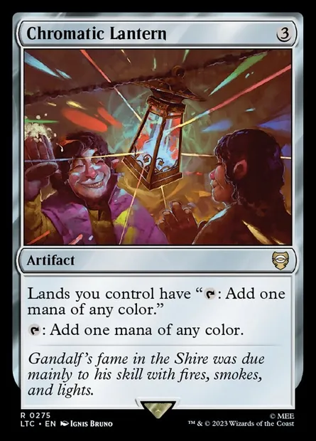 Chromatic Lantern, Magic card LTC 275 — Tales of Middle-earth Commander set