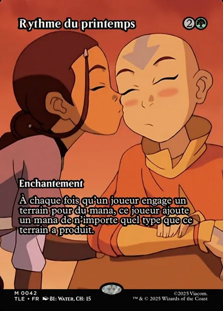 Rythme du printemps, carte Magic TLE 42 — extension Avatar: The Last Airbender Eternal