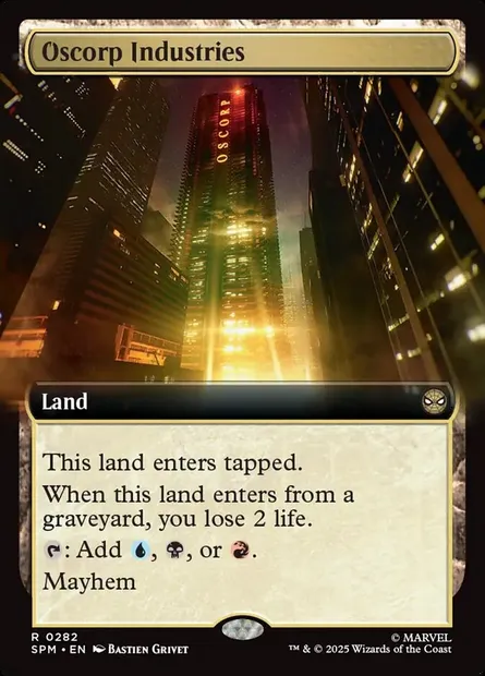 Oscorp Industries, Magic card SPM 282 — Marvel's Spider-Man set