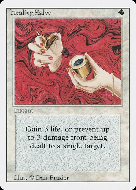 Healing Salve, Magic card 3ED 22 — Revised Edition set