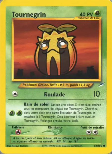Tournegrin, carte Pokémon NDE 83 — extension Neo Destiny