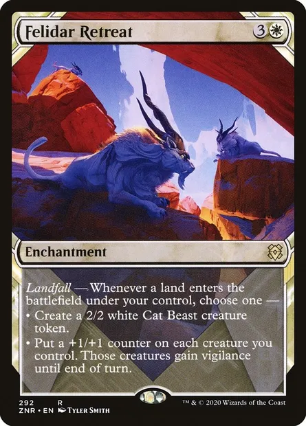 Felidar Retreat, Magic card ZNR 292 — Zendikar Rising set