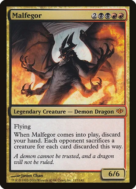 Malfegor, Magic card CON 117 — Conflux set