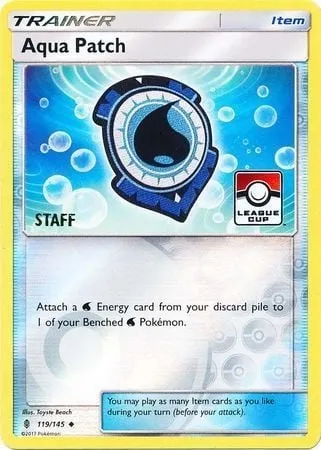 Aqua Patch, Pokémon card LGP 119 — League Promos set