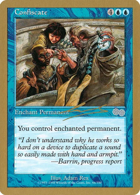 Confiscation, carte Magic WC00 nl66 — extension World Championship Decks 2000