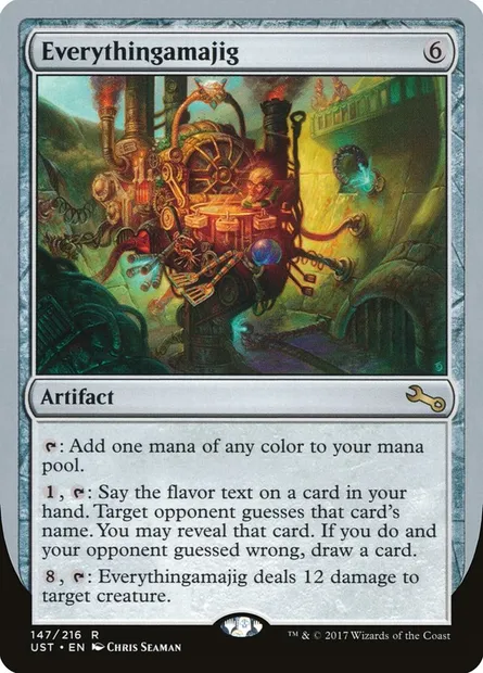 Everythingamajig, carte Magic UST 147d — extension Unstable