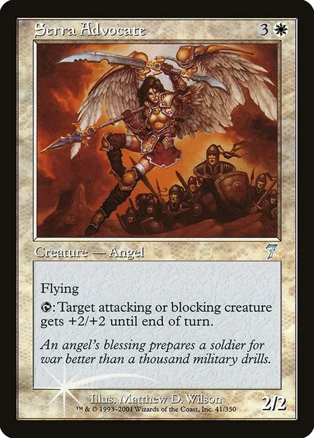 Partisane de Serra, carte Magic 7ED 41★ — extension Septième Edition