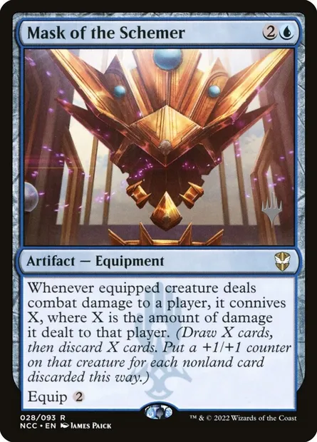 Mask of the Schemer, Magic card PNCC 28p — New Capenna Commander Promos set