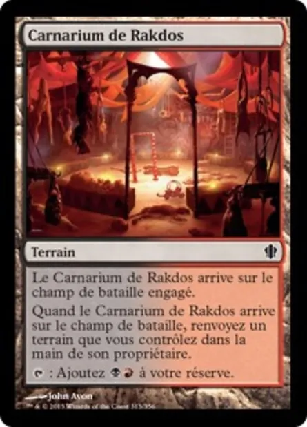 Carnarium de Rakdos, carte Magic C13 313 — extension Commander 2013