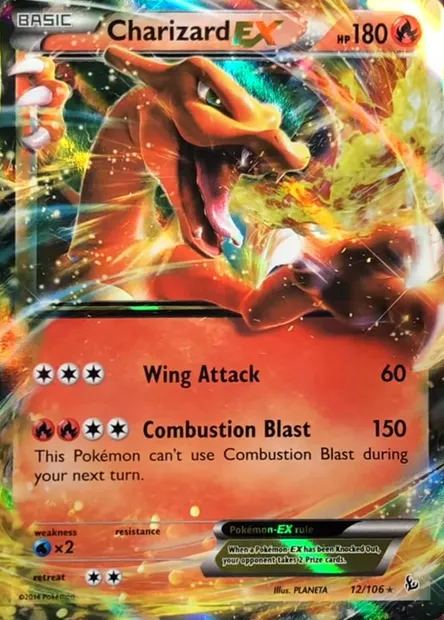 Charizard ex, Pokémon card TDX 012-2 — Theme Deck & Blisters Exclusives set