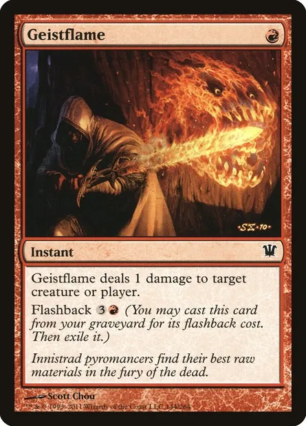 Geistflame, Magic card ISD 144 — Innistrad set