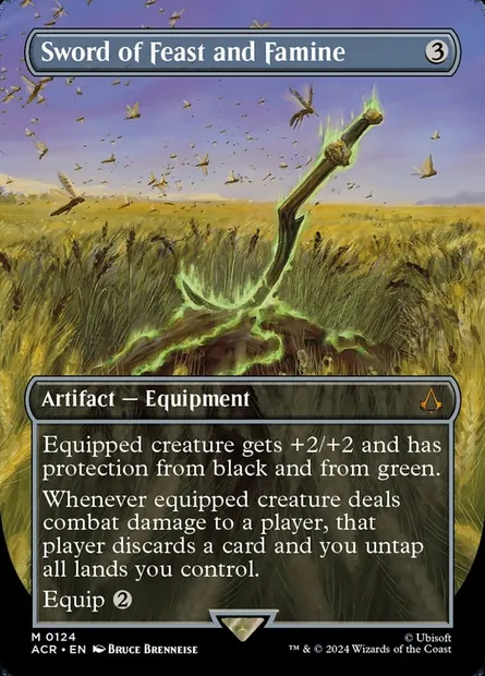 Sword of Feast and Famine, Magic card ACR 124 — Assassin's Creed set
