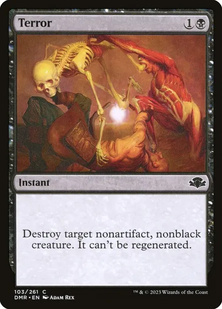 Terror, Magic card DMR 103 — Dominaria Remastered set