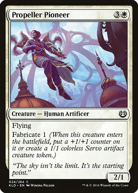 Propeller Pioneer, Magic card KLD 24 — Kaladesh set