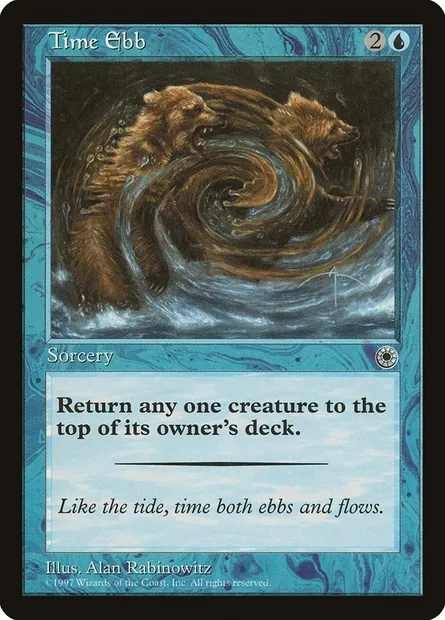 Temps du jusant, carte Magic POR 75 — extension Portal
