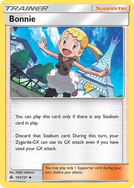 Bonnie, Pokémon card FLI 103 — Forbidden Light set